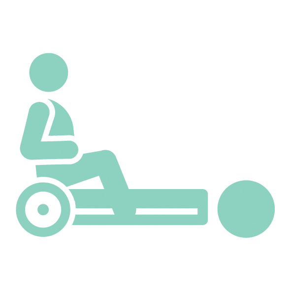 電動車椅子サッカーのピクトグラム